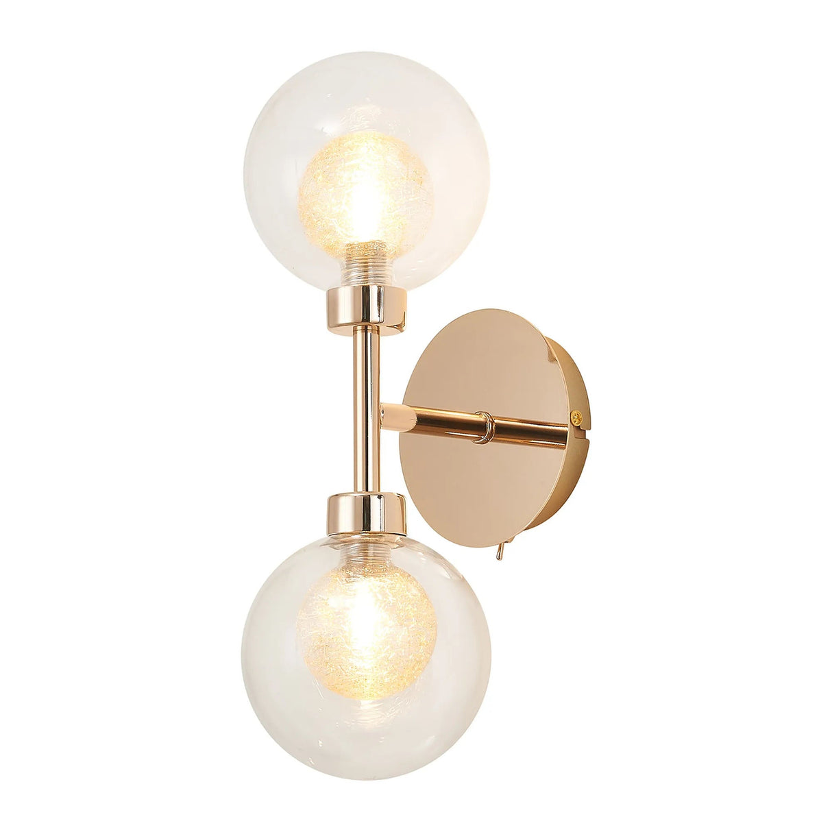 Lathen French Gold 2 x G9 Switched Up/Down Wall Lamp