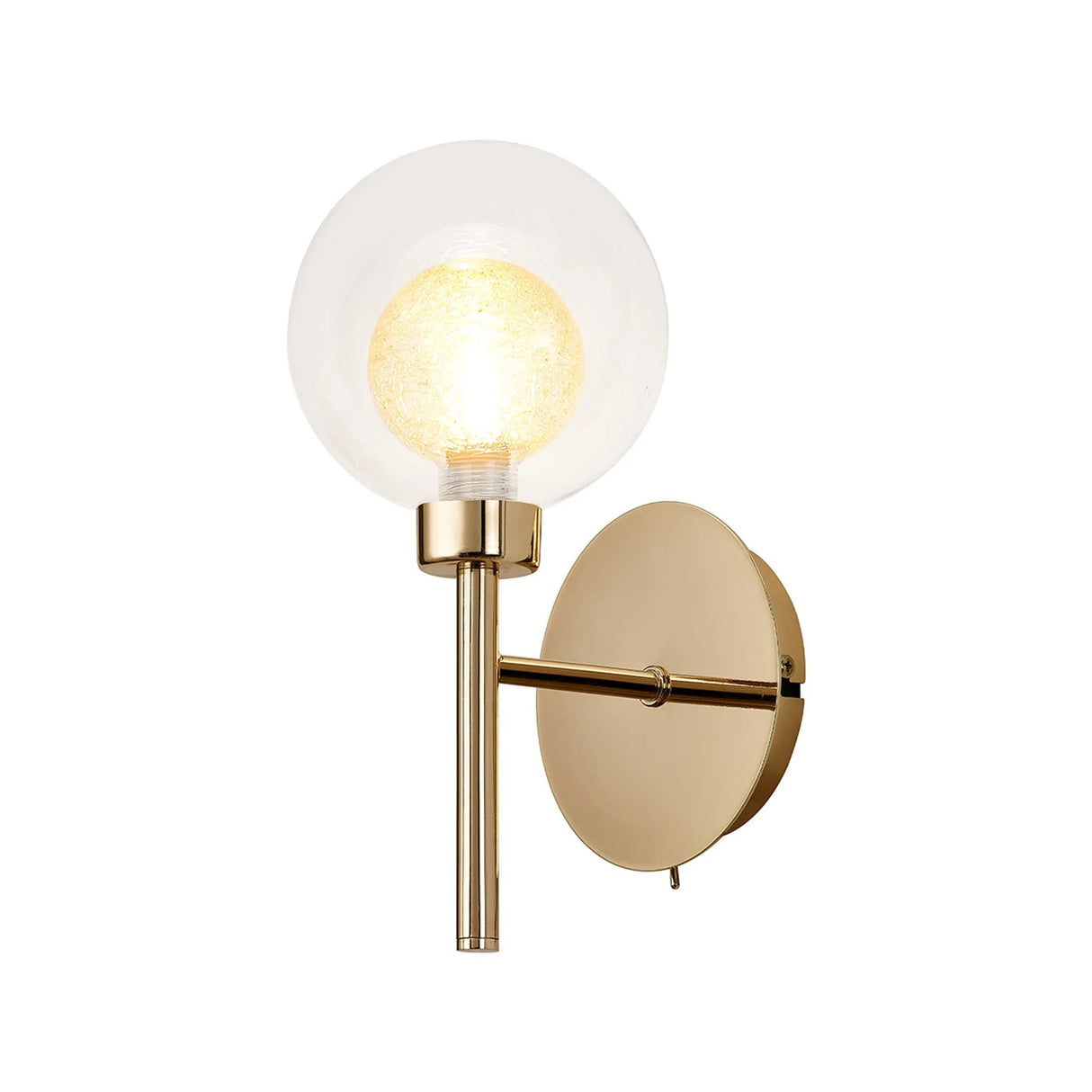 Lathen French Gold 1 x G9 Switched Wall Lamp