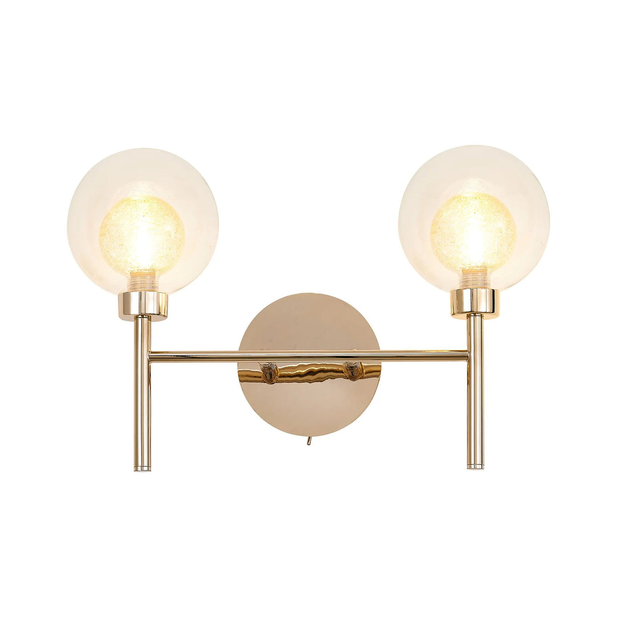 Lathen French Gold 2 x G9 Switched Wall Lamp