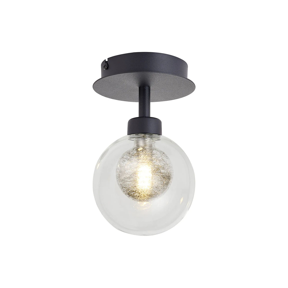 Lathen Satin Black 1 x G9 Flush Light