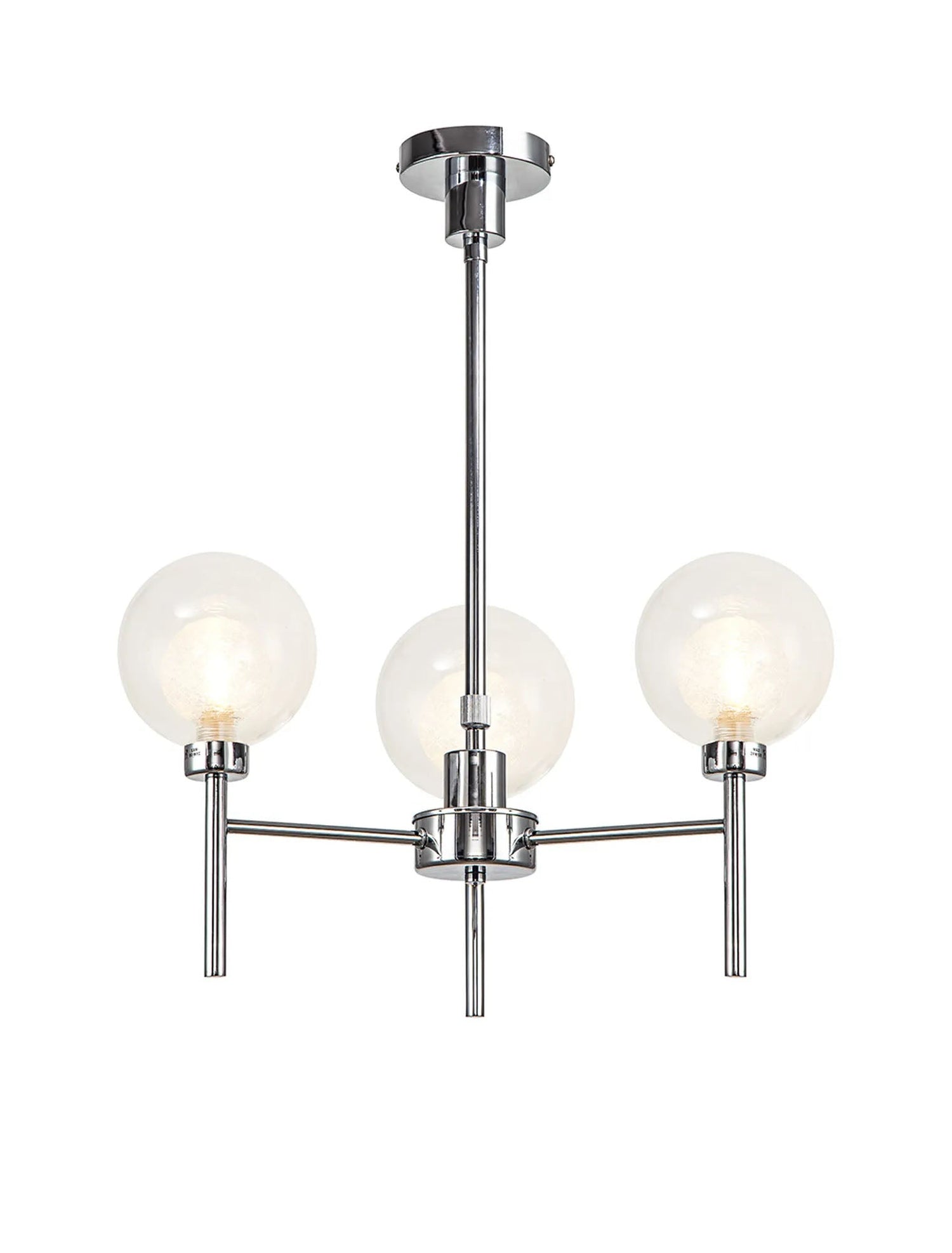 Lathen Polished Chrome 3 x G9 Telescopic/Semi Flush