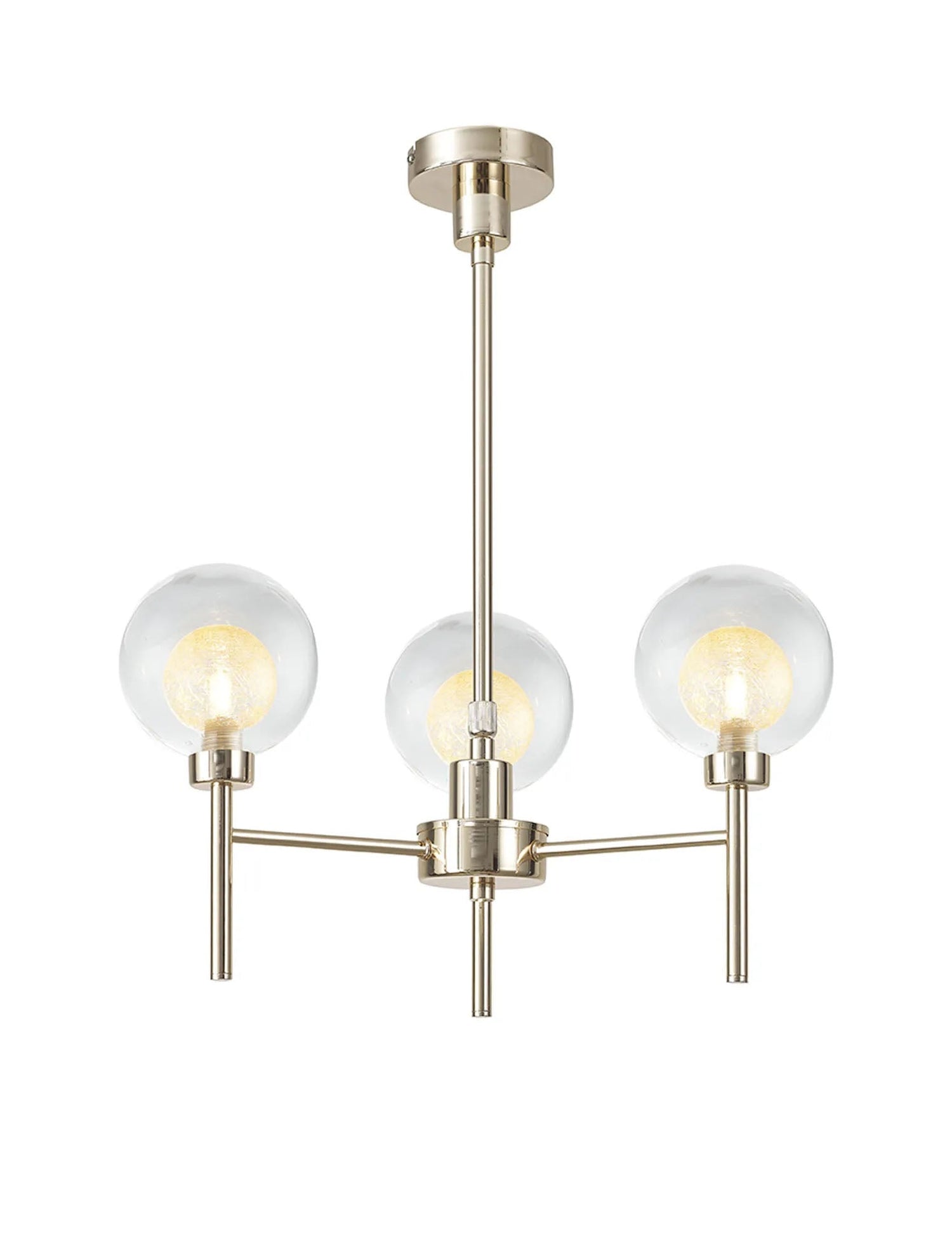 Lathen French Gold 3 x G9 Telescopic/Semi Flush