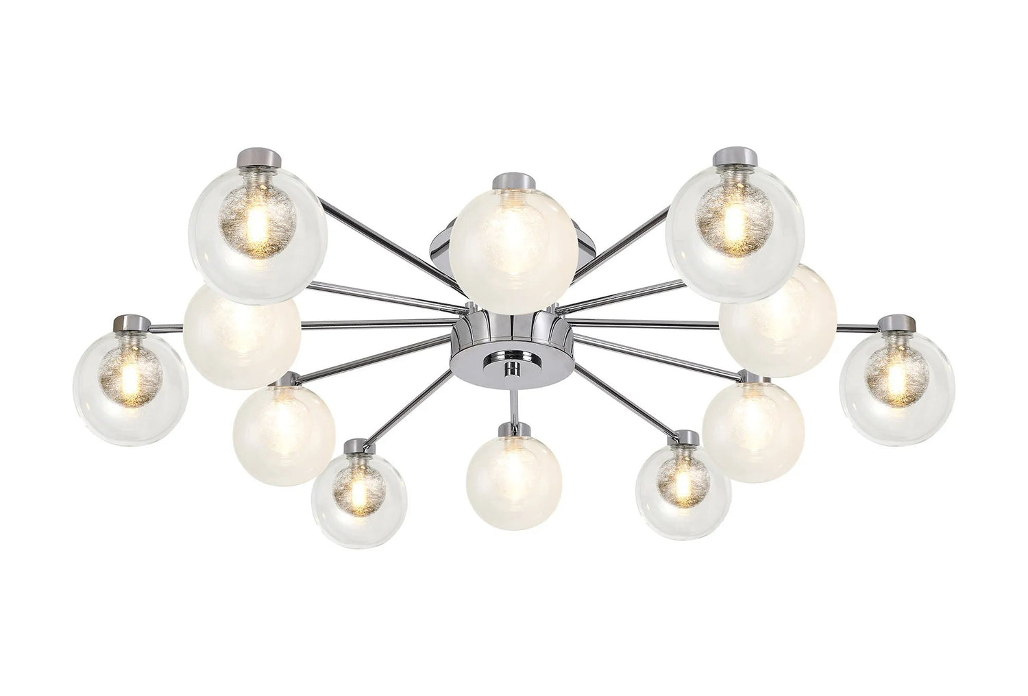 Lathen Polished Chrome 12 x G9 Flush Light