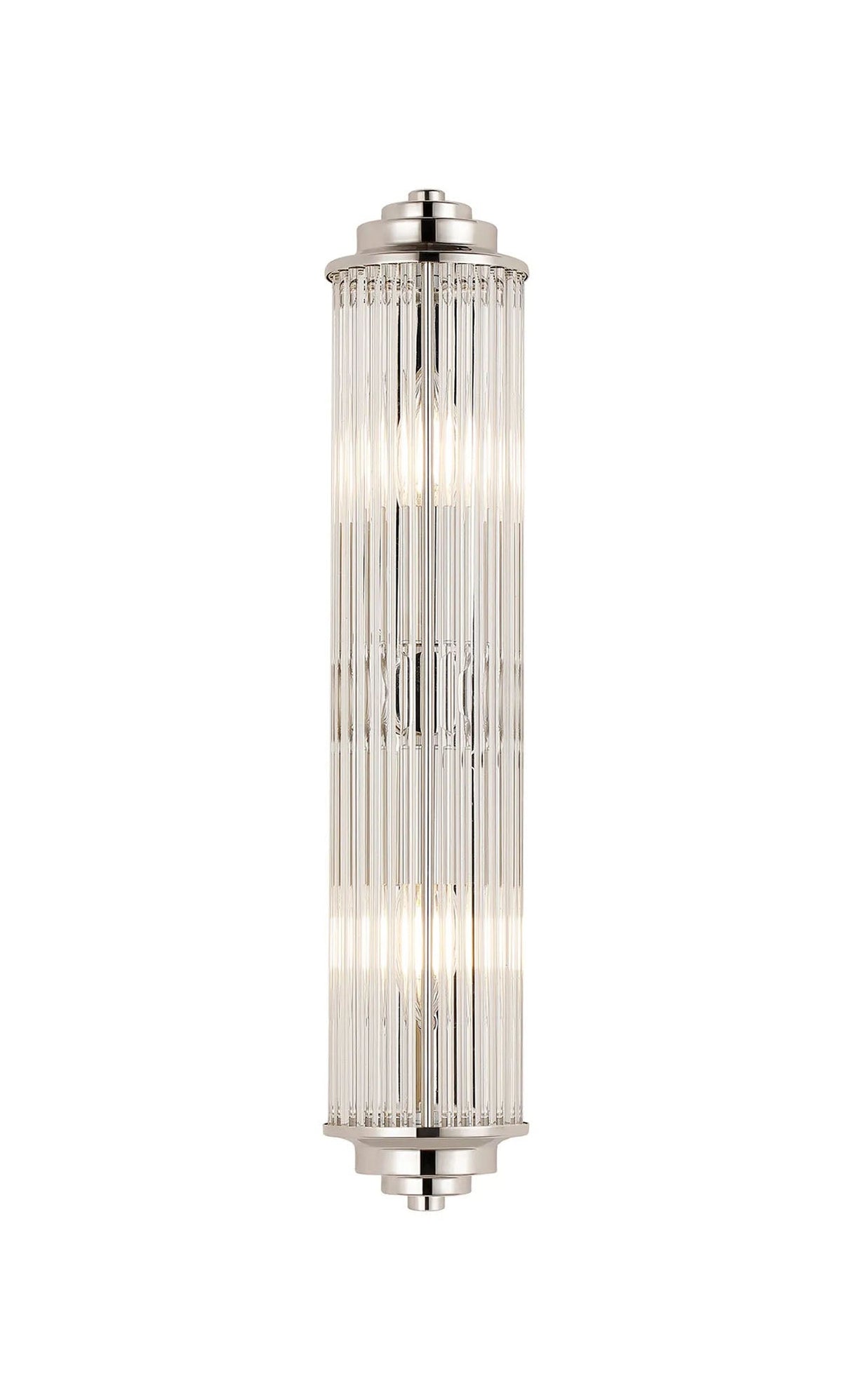 Loovens 2 Light Wall E14 IP44 Polished Nickel