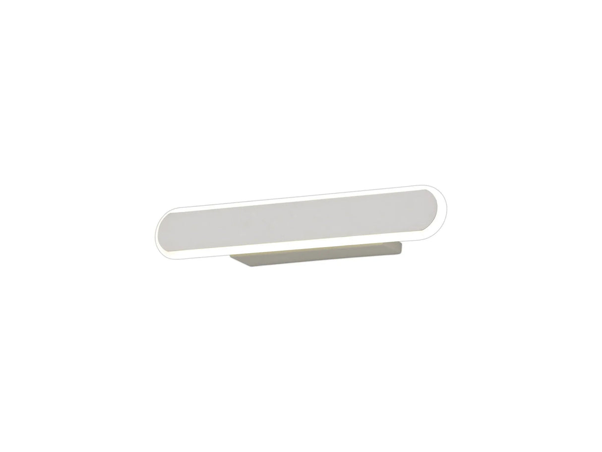 Lowrey 30cm Linear Wall Lamp, 1 x 12W LED, 4000K, 568lm, Sand White