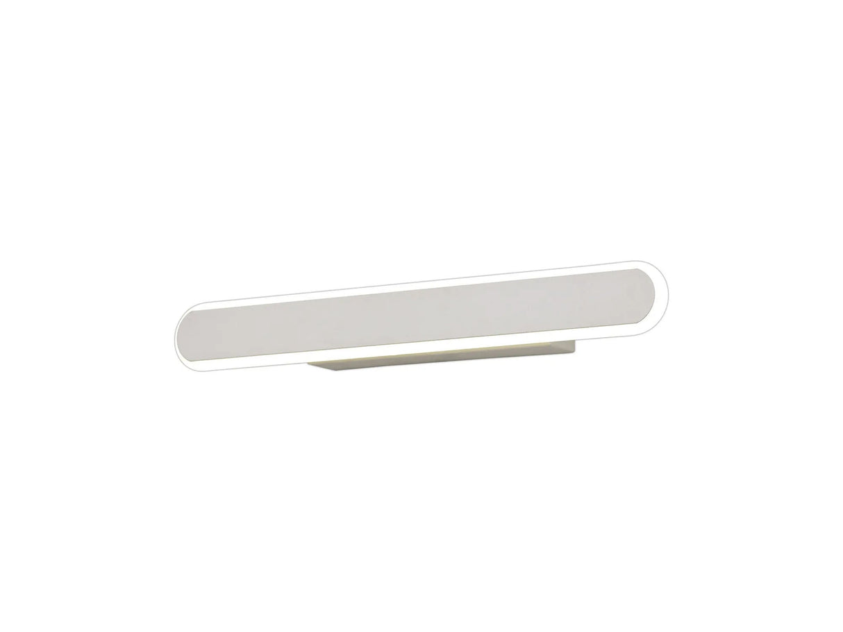 Lowrey 40cm Linear Wall Lamp, 1 x 18W LED, 4000K, 805lm, Sand White