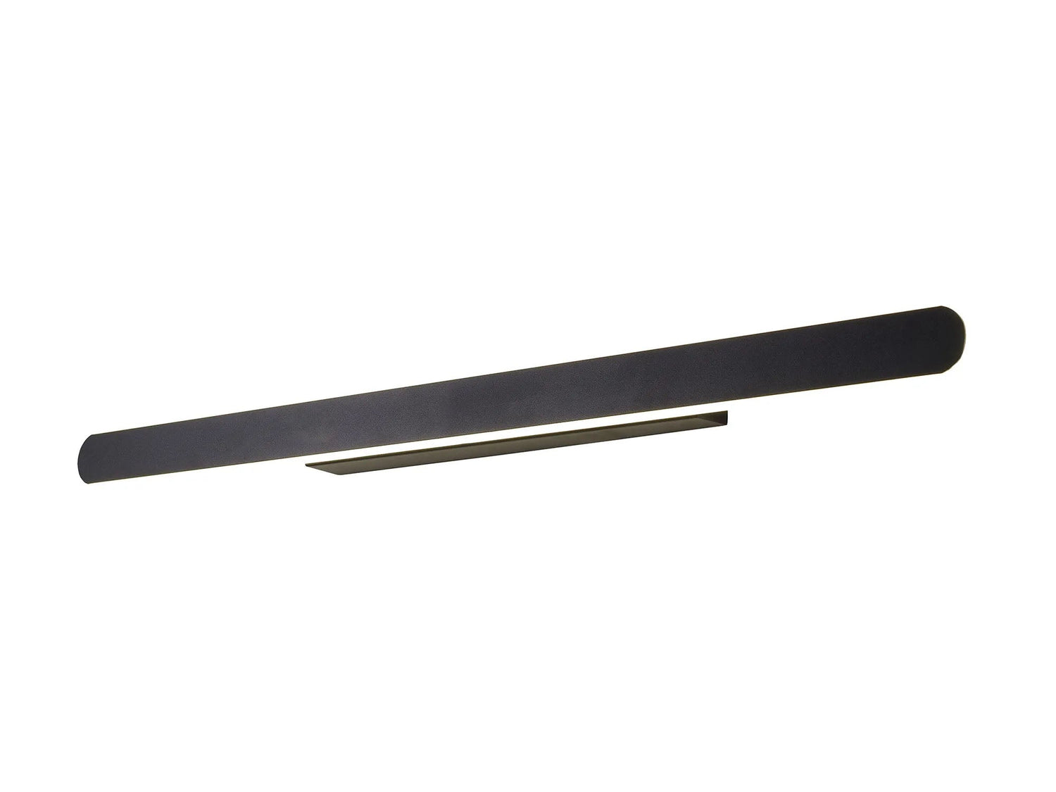 Lowrey 80cm Linear Wall Lamp, 1 x 30W LED, 4000K, 1300lm, Satin Black