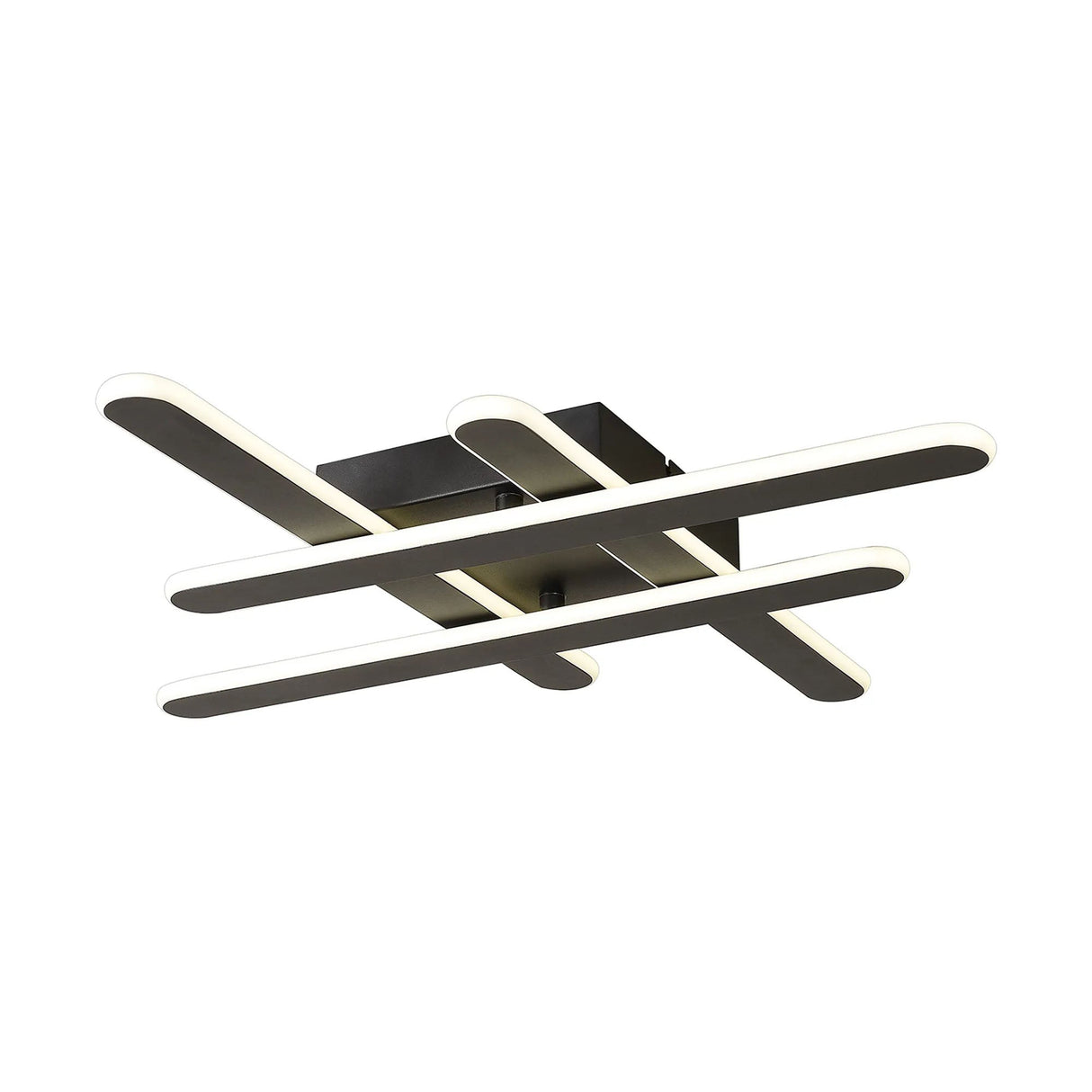 Lowrey Dimmable Lattice Ceiling, 40W LED, 4000K, Satin Black