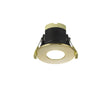 Marangony, 8W, Dimmable CCT LED Fire Rated Downlight, With Brass Fascia, Cut Out: 70mm, 60° Deg, IP65