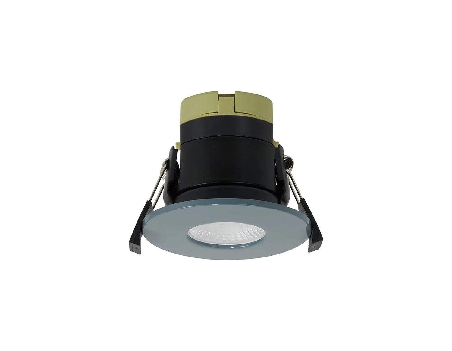 Marangony, 8W, Dimmable CCT LED Fire Rated Downlight, Cool Grey Fascia, Cut Out: 70mm, 60° Deg, IP65