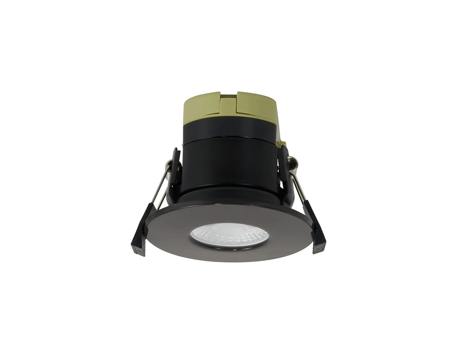 Marangony, 8W, Dimmable CCT LED Fire Rated Downlight, Dark Brown Fascia, Cut Out: 70mm, 60° Deg, IP65
