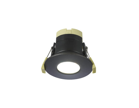Marangony, 8W, Dimmable CCT LED Fire Rated Downlight, With Graphite Fascia, Cut Out: 70mm, 60° Deg, IP65