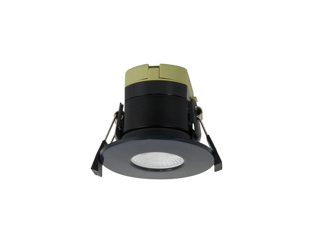 Marangony, 8W, Dimmable CCT LED Fire Rated Downlight, Navy Fascia, Cut Out: 70mm, 60° Deg, IP65