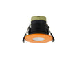 Marangony, 8W, Dimmable CCT LED Fire Rated Downlight, Orange Fascia, Cut Out: 70mm, 60° Deg, IP65