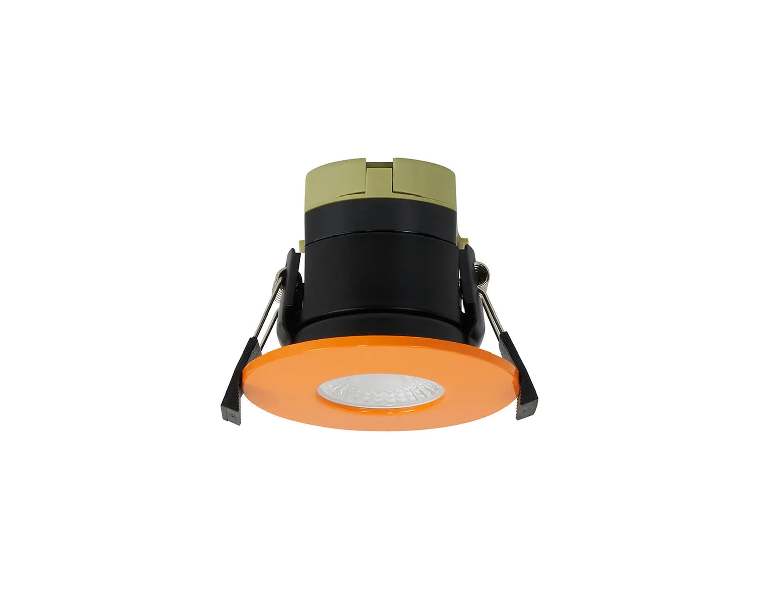 Marangony, 8W, Dimmable CCT LED Fire Rated Downlight, Orange Fascia, Cut Out: 70mm, 60° Deg, IP65