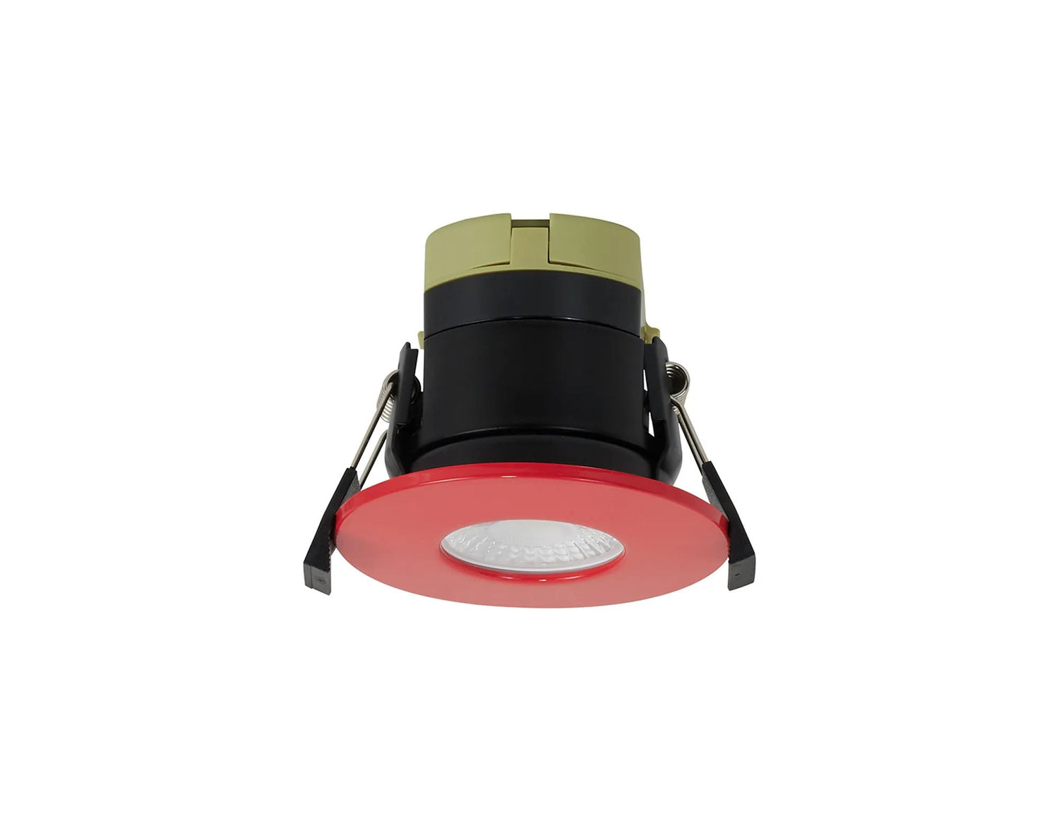 Marangony, 8W, Dimmable CCT LED Fire Rated Downlight, Strawberry Fascia, Cut Out: 70mm, 60° Deg, IP65