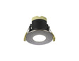 Marangony, 8W, Dimmable CCT LED Fire Rated Downlight, Satin Nickel Fascia, Cut Out: 70mm, 60° Deg, IP65