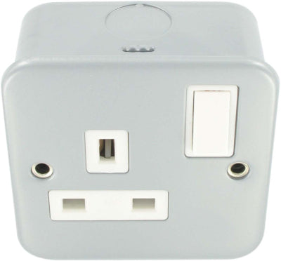 Deligo Metal Clad Socket SP 13A 1-Gang - MCSS1