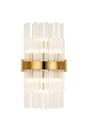 Melville 8 x G9, Wall Light, Brass/Clear