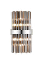 Melville 8 x G9, Wall Light, Polished Nickel/Smoke