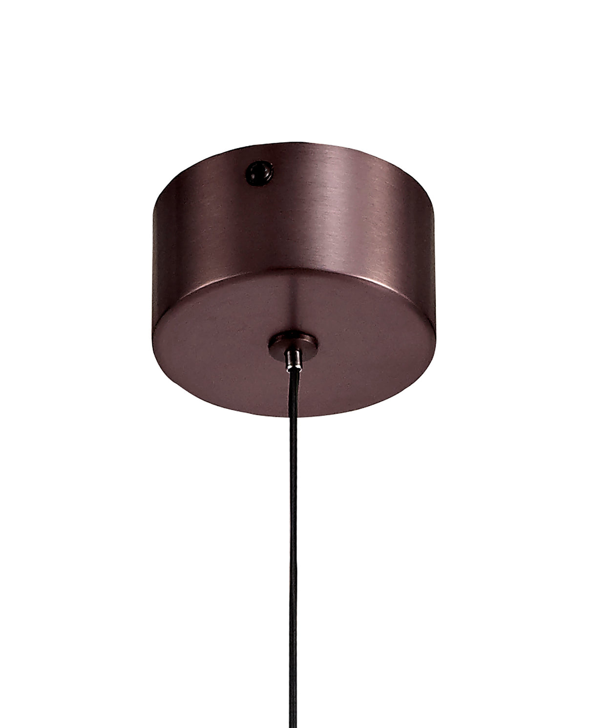 Montgomery 1 Light Pendant, 1 x 5W LED, 3000K, 213lm, Satin Brown, 3yrs Warranty