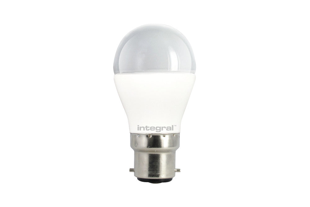 Integral LED Mini Globe 5.2W B22 2700K Warm White | ILGOLFB22NC018