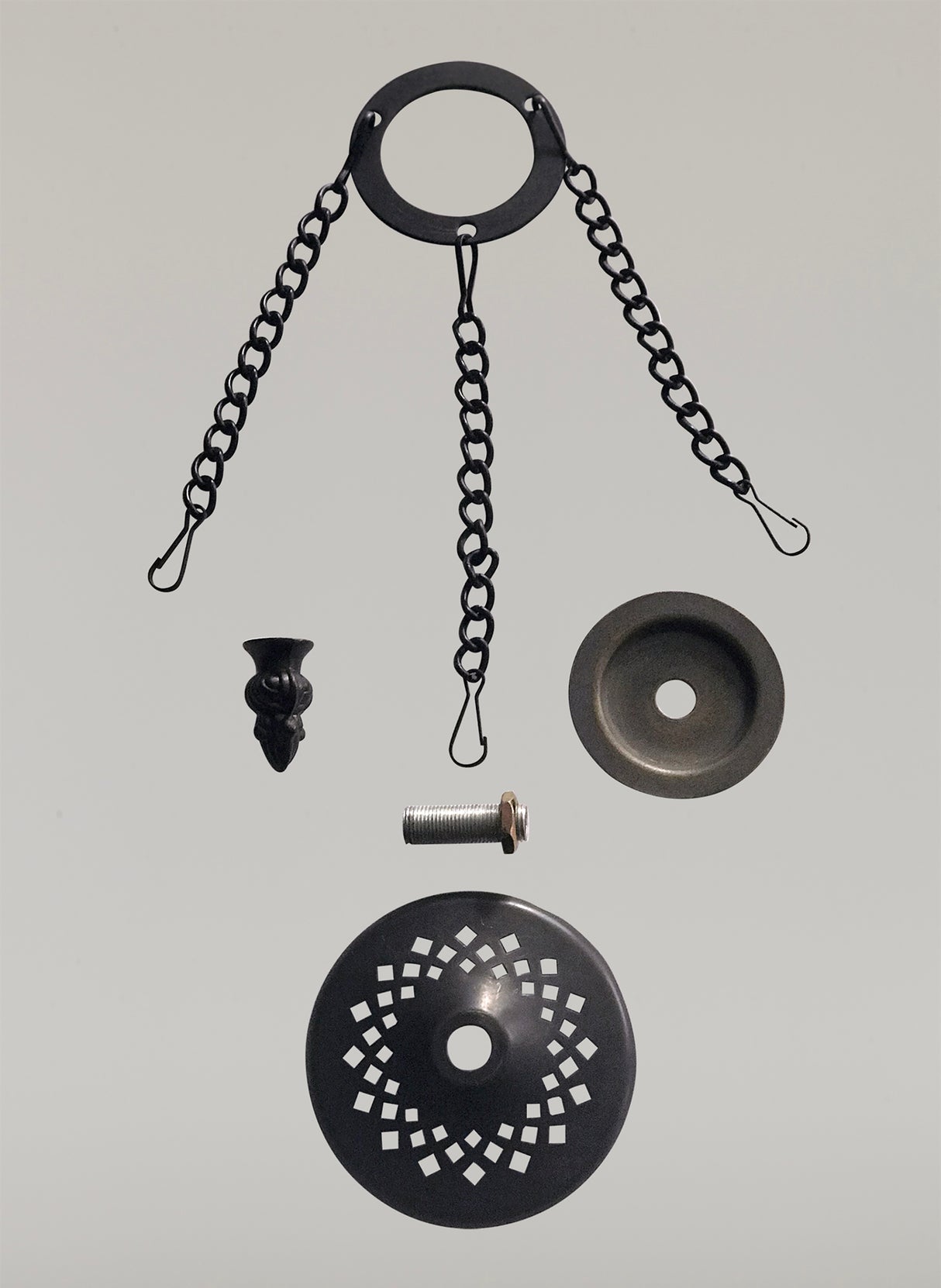 Park Non Electric Uplighter Kit For 30cm Tiffany Shades