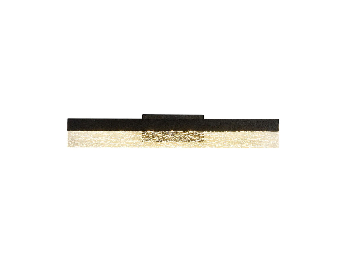 Pascoe Wall Lamp, 8W LED, 3000K, IP44, Sand Black