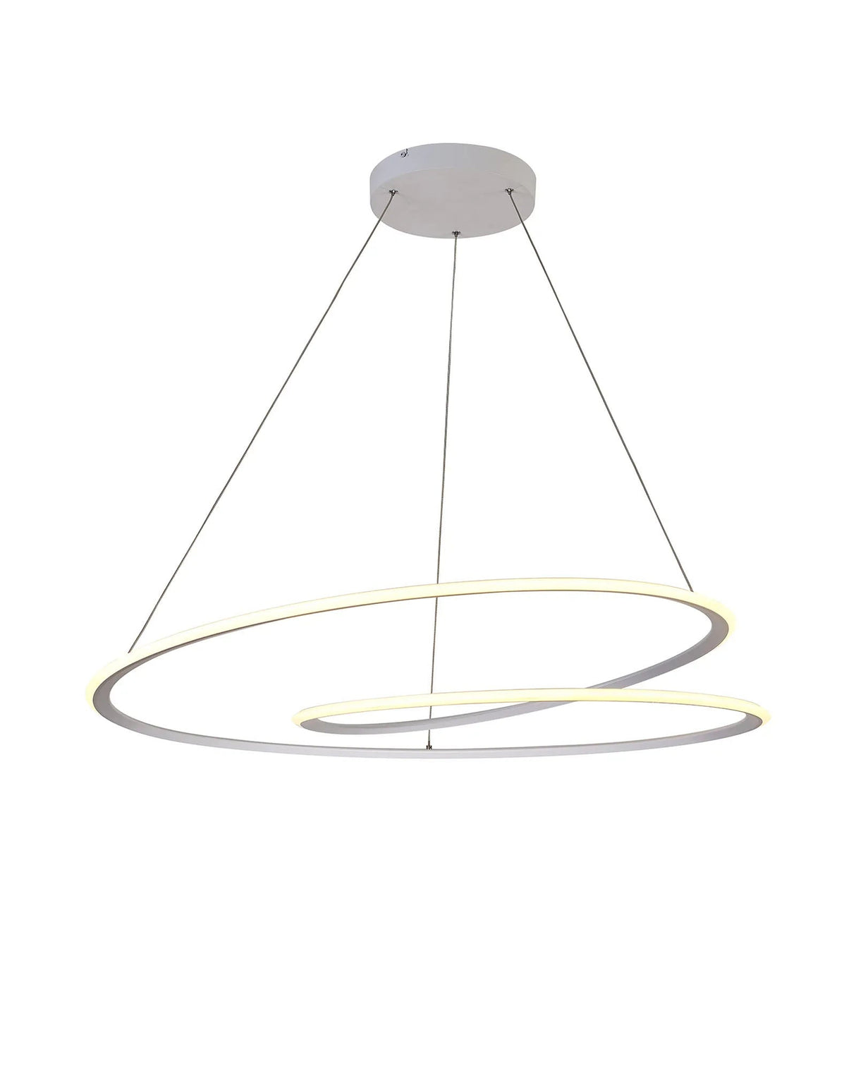 Porterfield Pendant, 60W LED, 2700-6000K, Tuneable Remote Control, Sand White