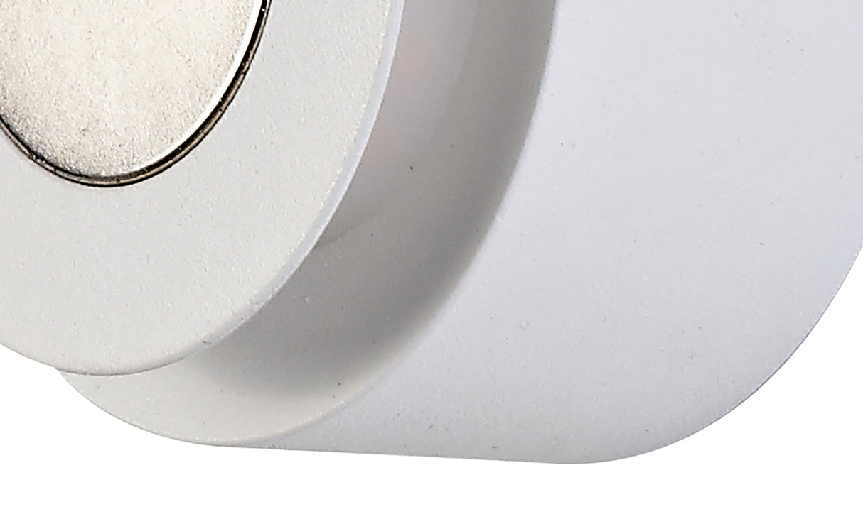 Proctor Magnetic Base Wall Lamp, 1 x 12W LED, 3000K, 498lm, Sand White, 3yrs Warranty