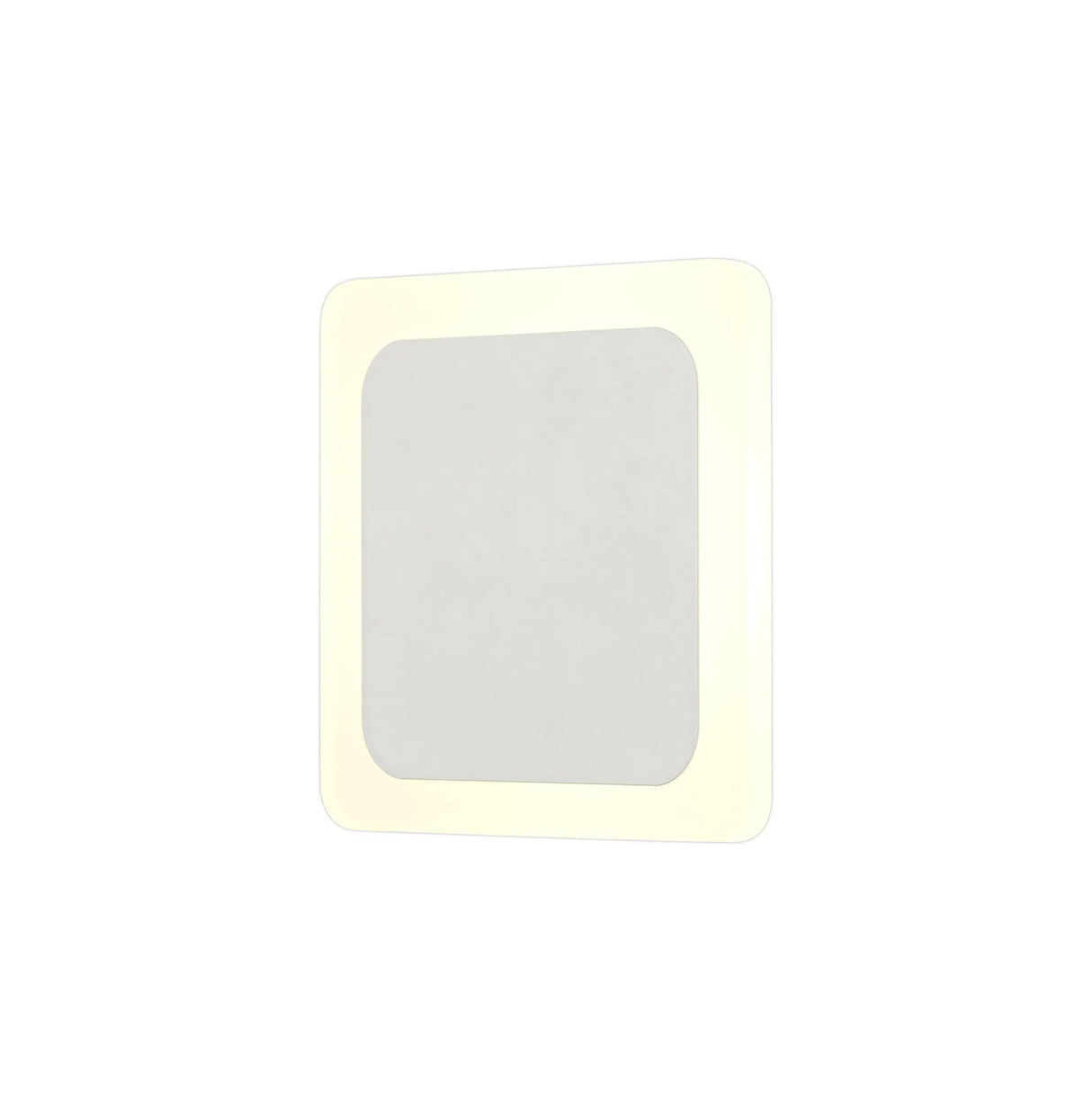 Proctor Magnetic Base Wall Lamp, 12W LED 3000K 15/19cm Square Centre, Sand White/Acrylic Frosted Diffuser