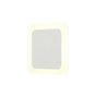 Proctor Magnetic Base Wall Lamp, 12W LED 3000K 15/19cm Square Centre, Sand White/Acrylic Frosted Diffuser
