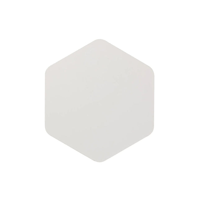Proctor Magnetic Base Wall Lamp, 12W LED 3000K 20/19cm Vertical Hexagonal Centre, Sand White/Acrylic Frosted Diffuser