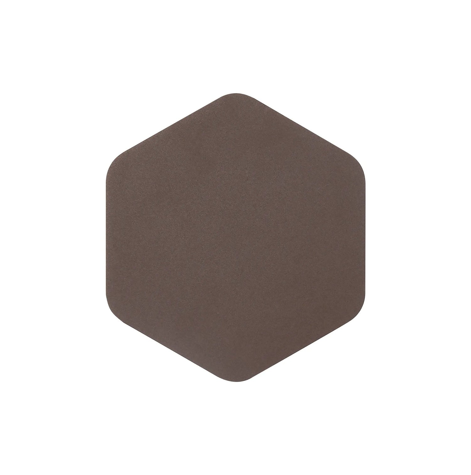 Proctor Magnetic Base Wall Lamp, 12W LED 3000K 20cm Vertical Hexagonal, Coffee