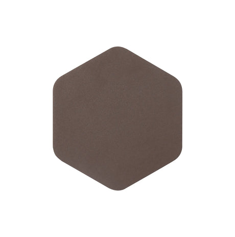 Proctor Magnetic Base Wall Lamp, 12W LED 3000K 20cm Vertical Hexagonal, Coffee