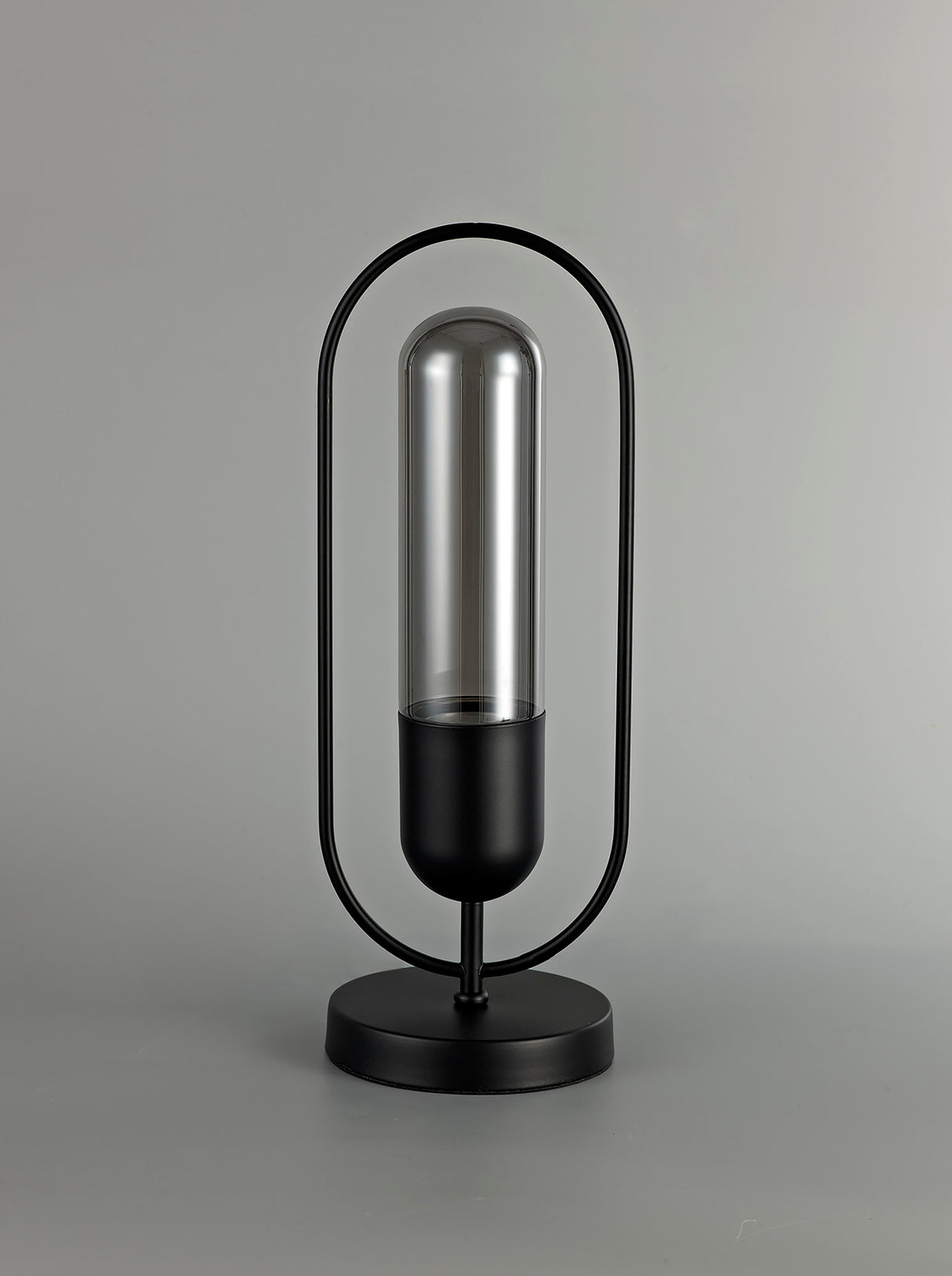 Rae Table Lamp, 1 x 7W LED, 4000K, 790lm, Black/Smoked, 3yrs Warranty