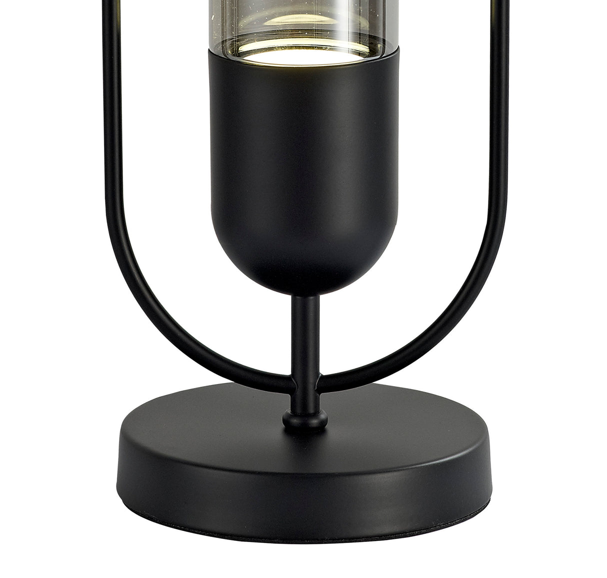 Rae Table Lamp, 1 x 7W LED, 4000K, 790lm, Black/Smoked, 3yrs Warranty