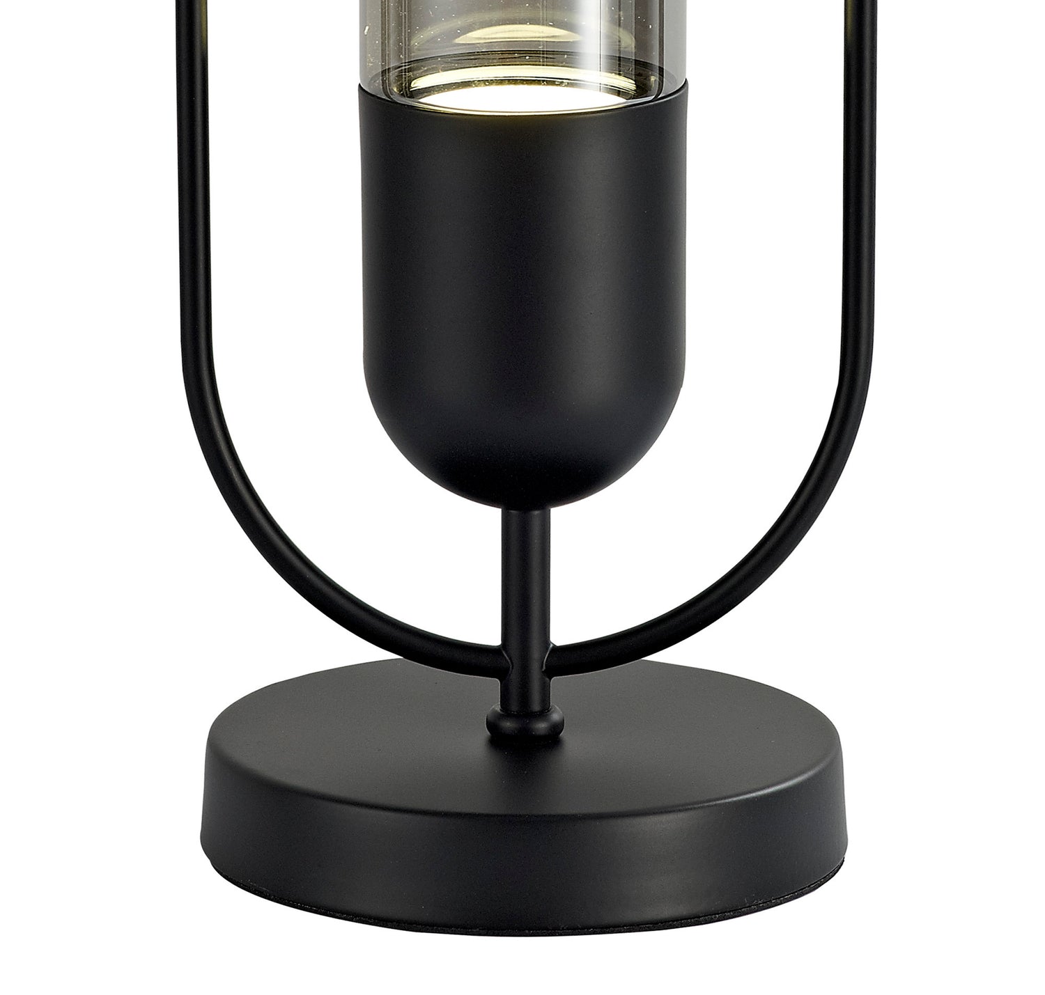 Rae Table Lamp, 1 x 7W LED, 4000K, 790lm, Black/Smoked, 3yrs Warranty