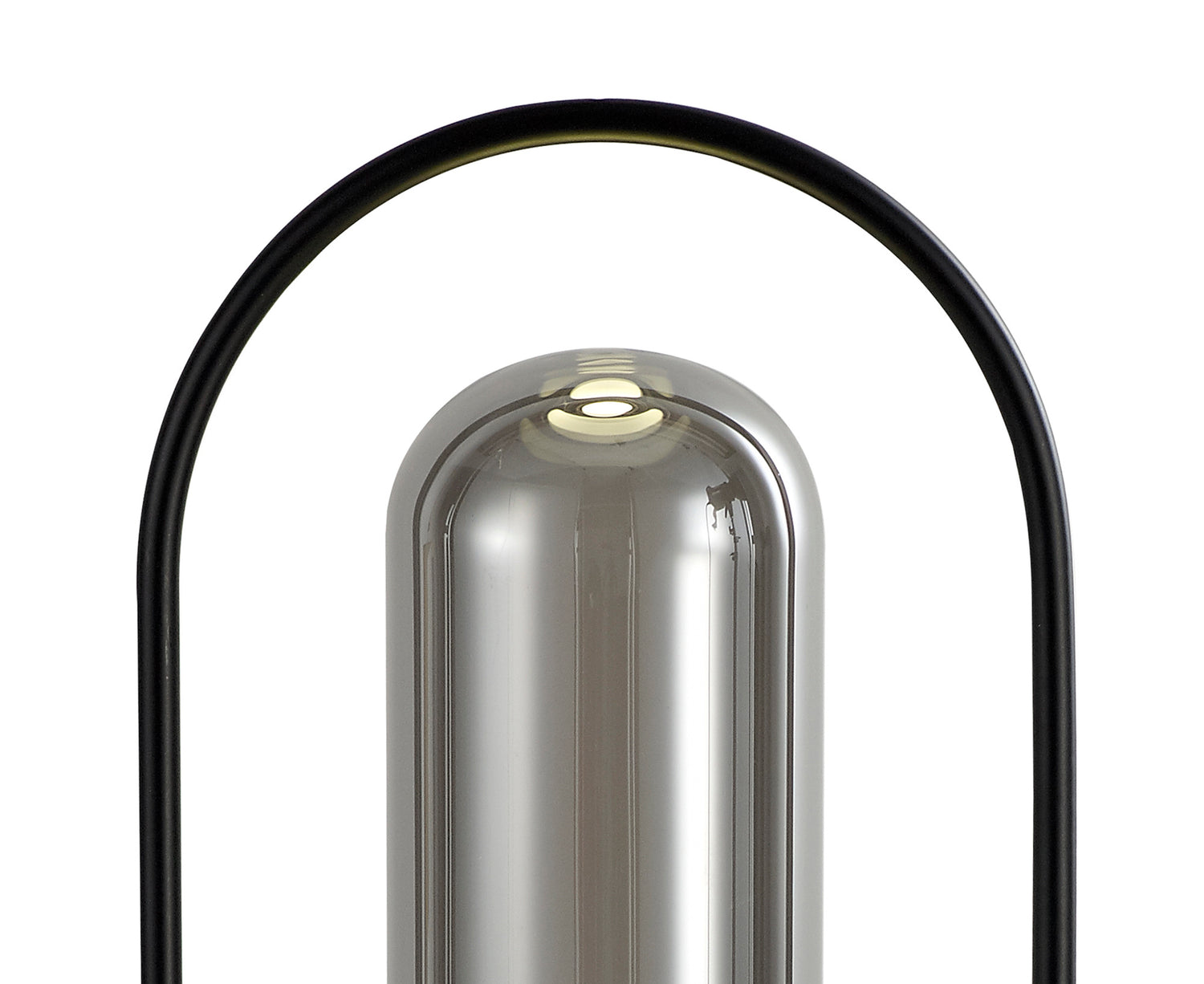 Rae Table Lamp, 1 x 7W LED, 4000K, 790lm, Black/Smoked, 3yrs Warranty