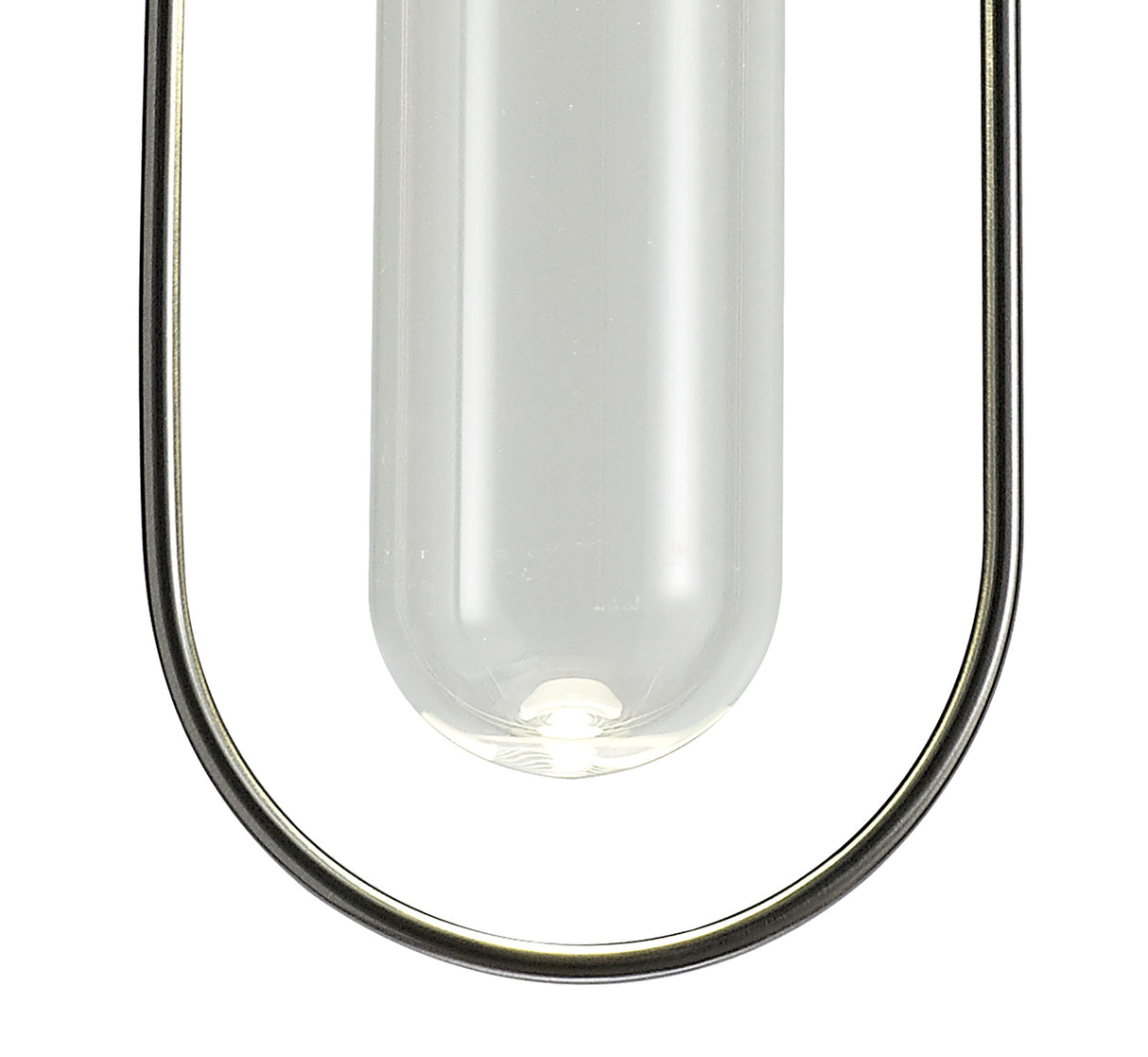 Rae Pendant, 1 x 7W LED, 4000K, 790lm, Satin Nickel/Clear, 3yrs Warranty