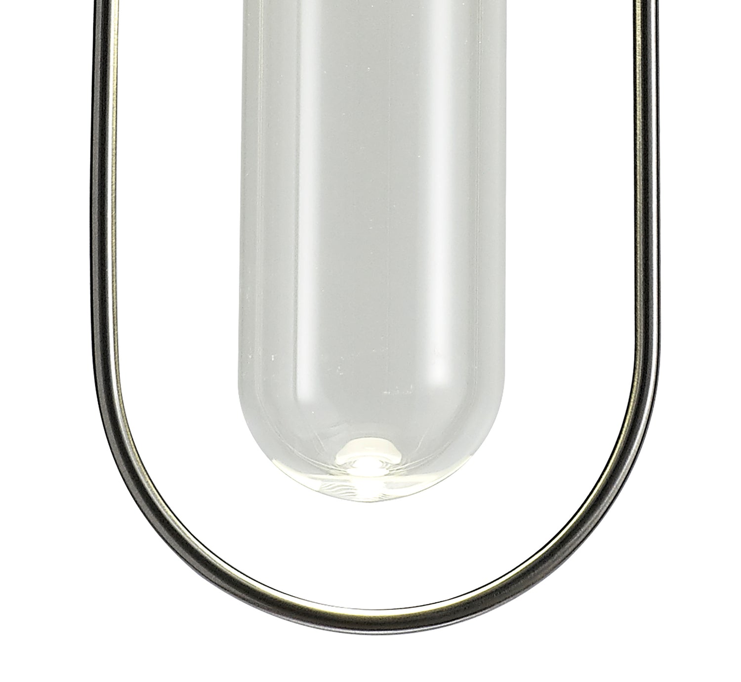 Rae Pendant, 1 x 7W LED, 4000K, 790lm, Satin Nickel/Clear, 3yrs Warranty