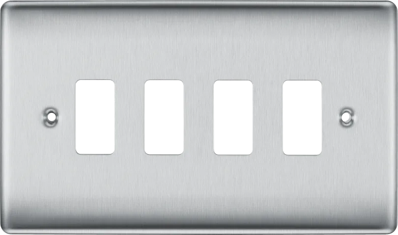 BG Nexus 4g Front Plate Brushed Chrome - RNBS4