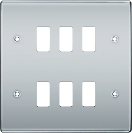 BG Nexus 6g Front Plate Polished Chrome - RNPC6