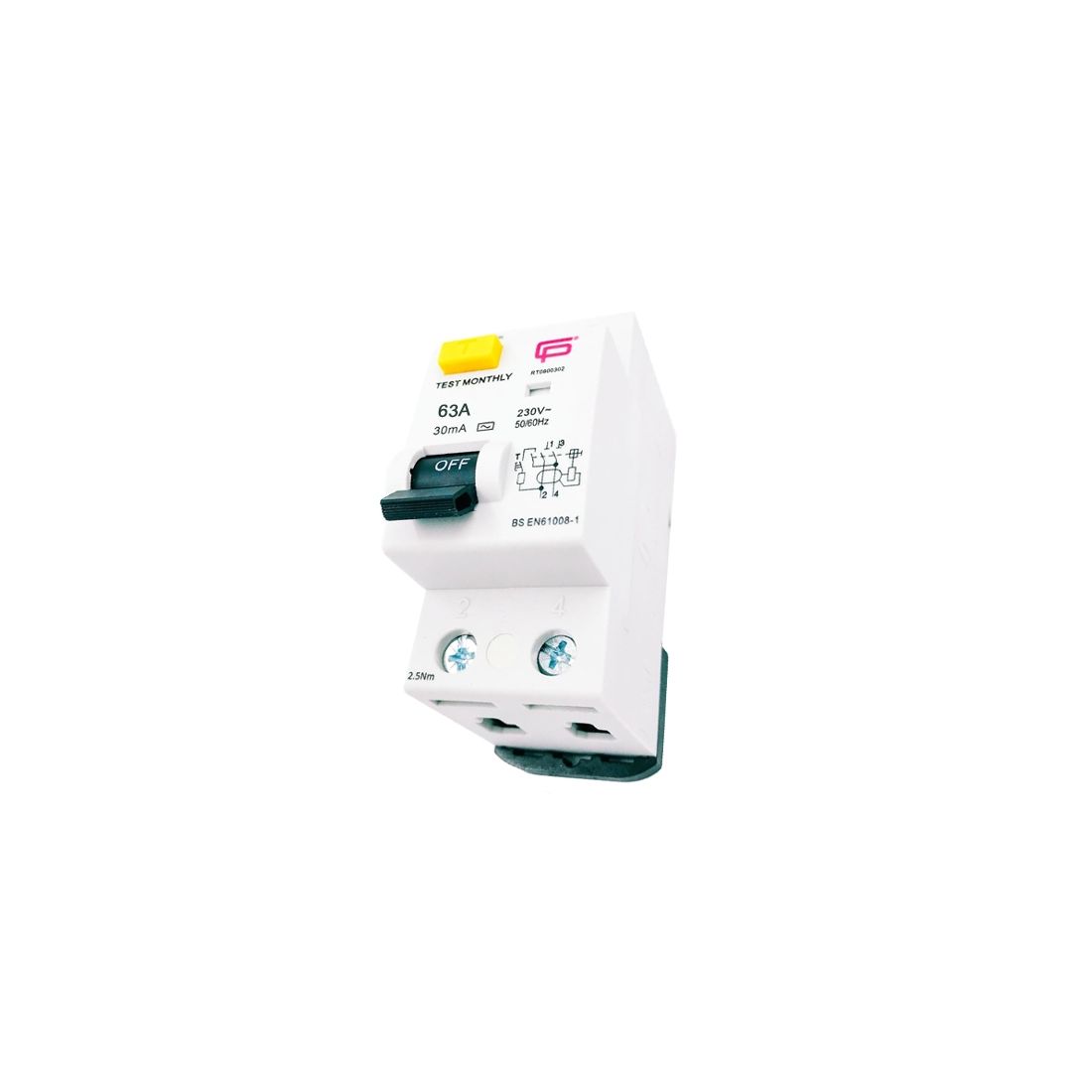 FuseBox RTA630302 RCD - 63A 2P 30mA Type A