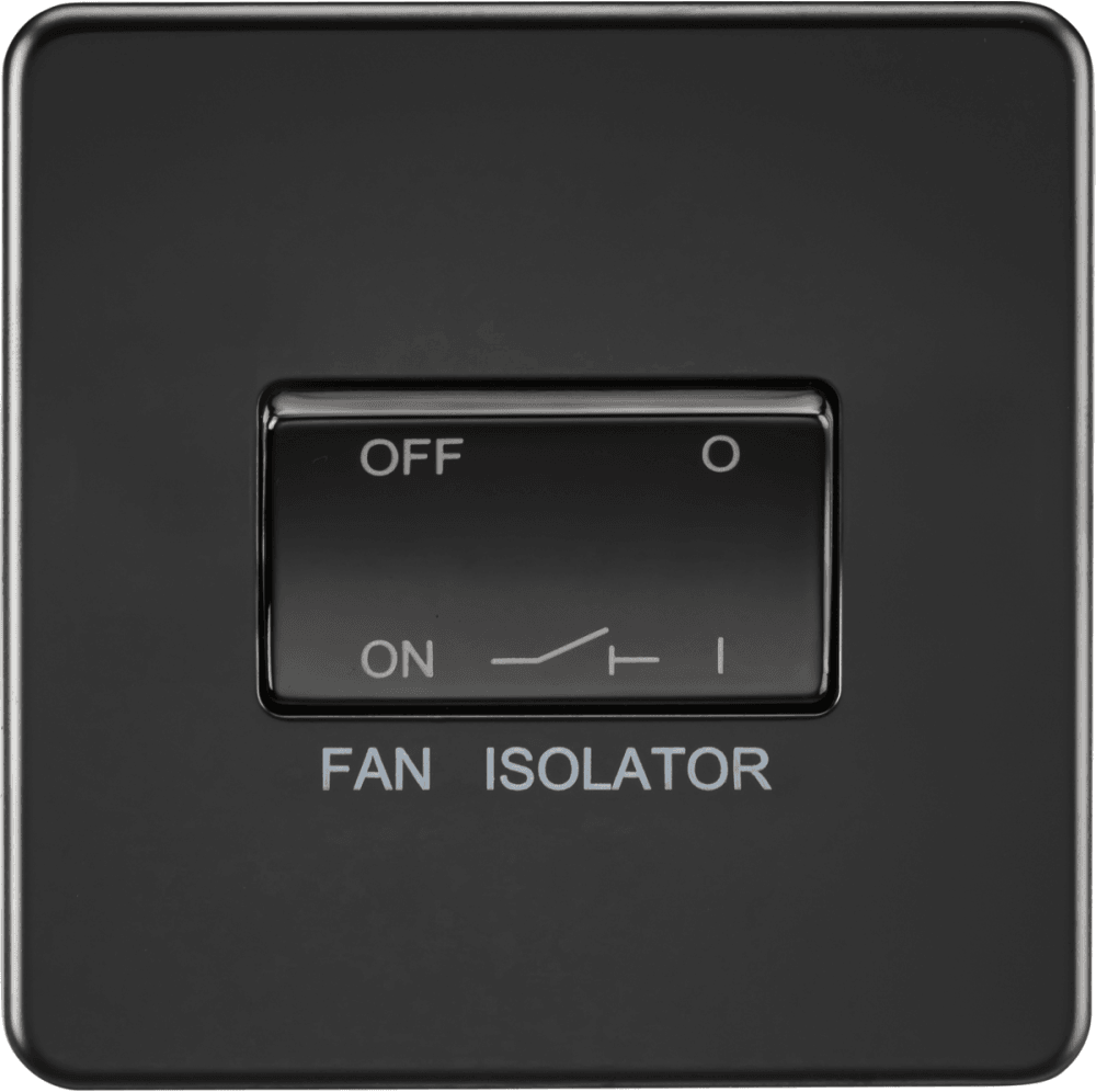 Knightsbridge 10A Fan Isolator Switch in VARIOUS COLOURS