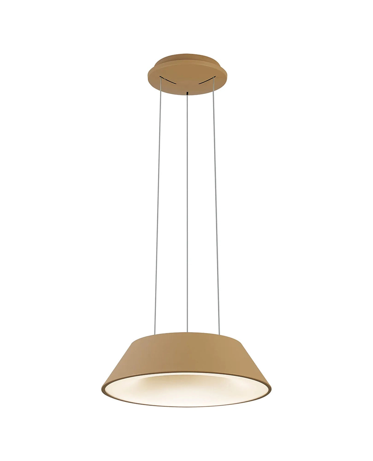 Sillett 45cm Pendant, 1 x 40W LED, 2700-5000K, Tuneable Remote Control, Painted Gold