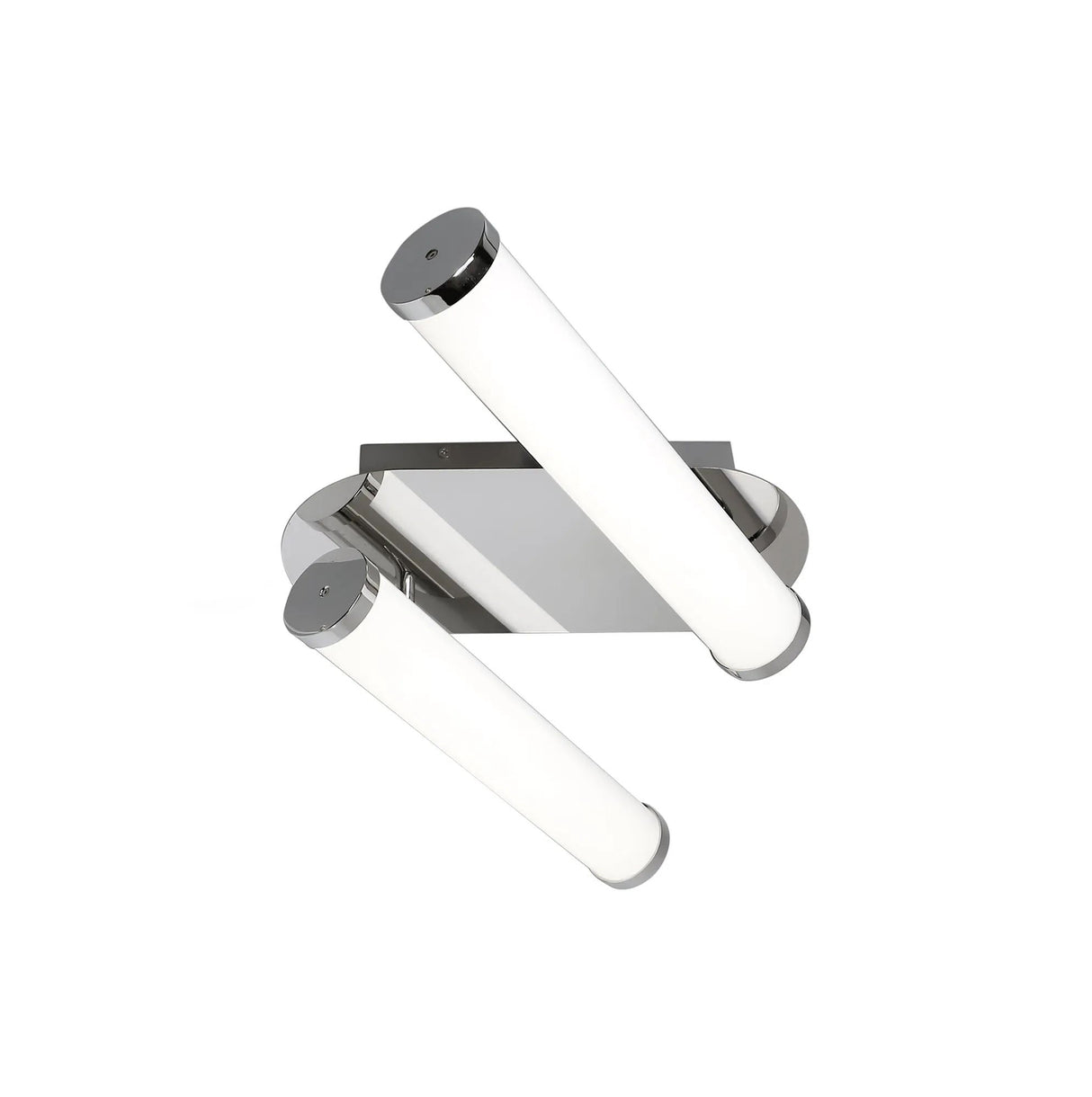 Wallace Ceiling Lamp, 2 x 9W LED, 4000K, IP44, Polished Chrome