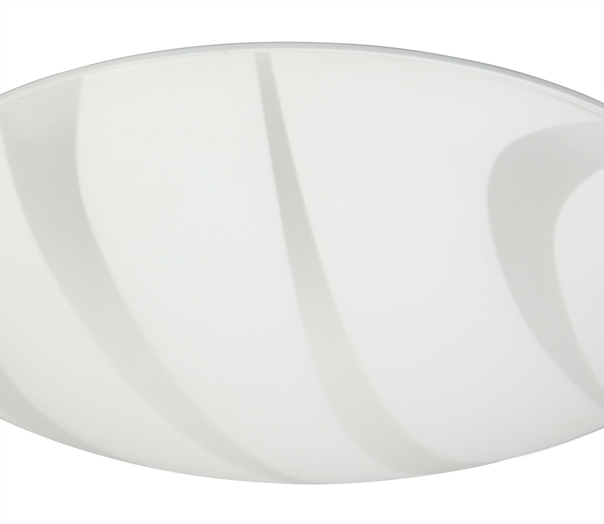 Whitworth Ceiling 40.5cm, 1 x 24W LED, 3000K, 1404lm, Polished Chrome/White, 3yrs Warranty