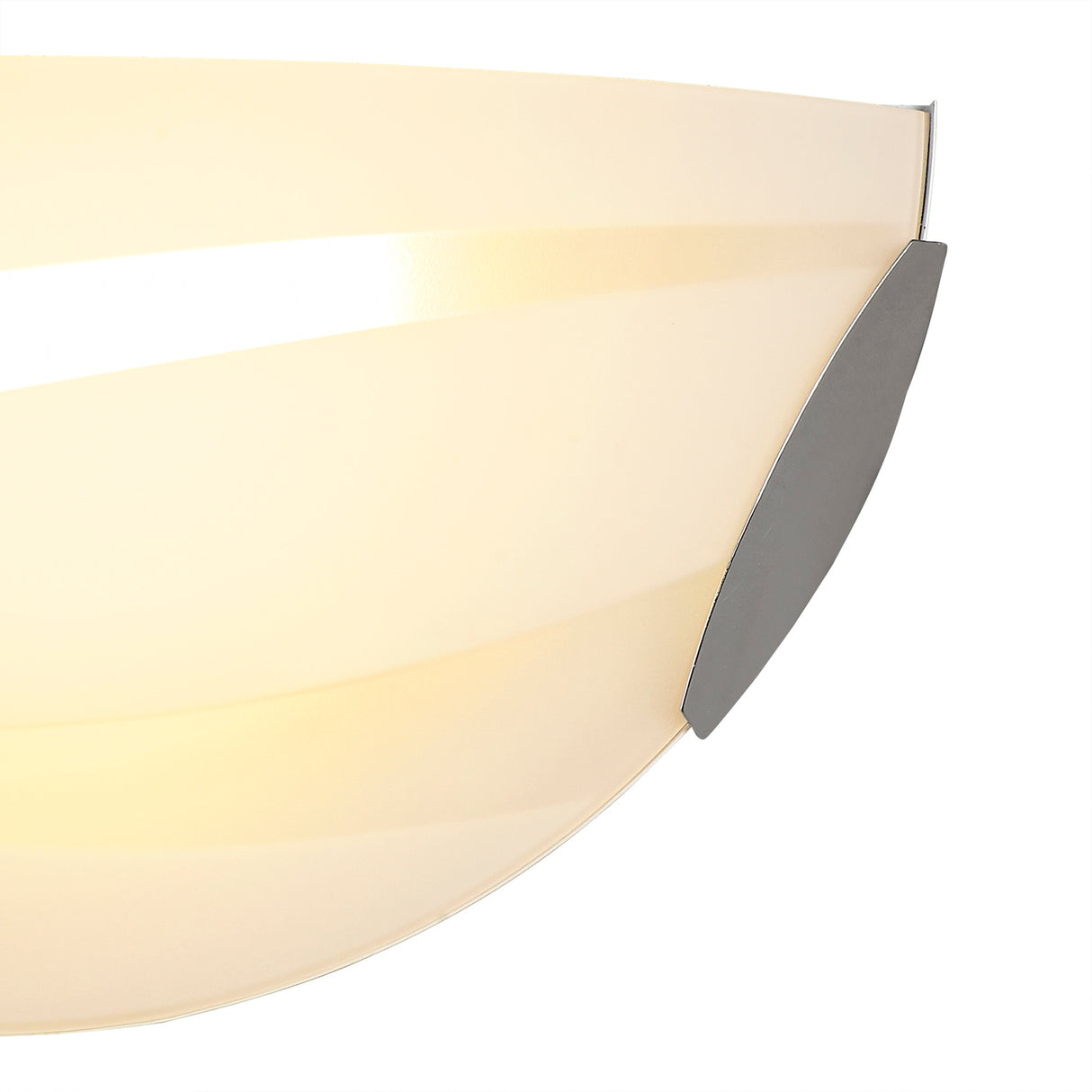 Whitworth Wall Lamp, 1 x 12W LED, 3000K, 780lm, Polished Chrome/White, 3yrs Warranty