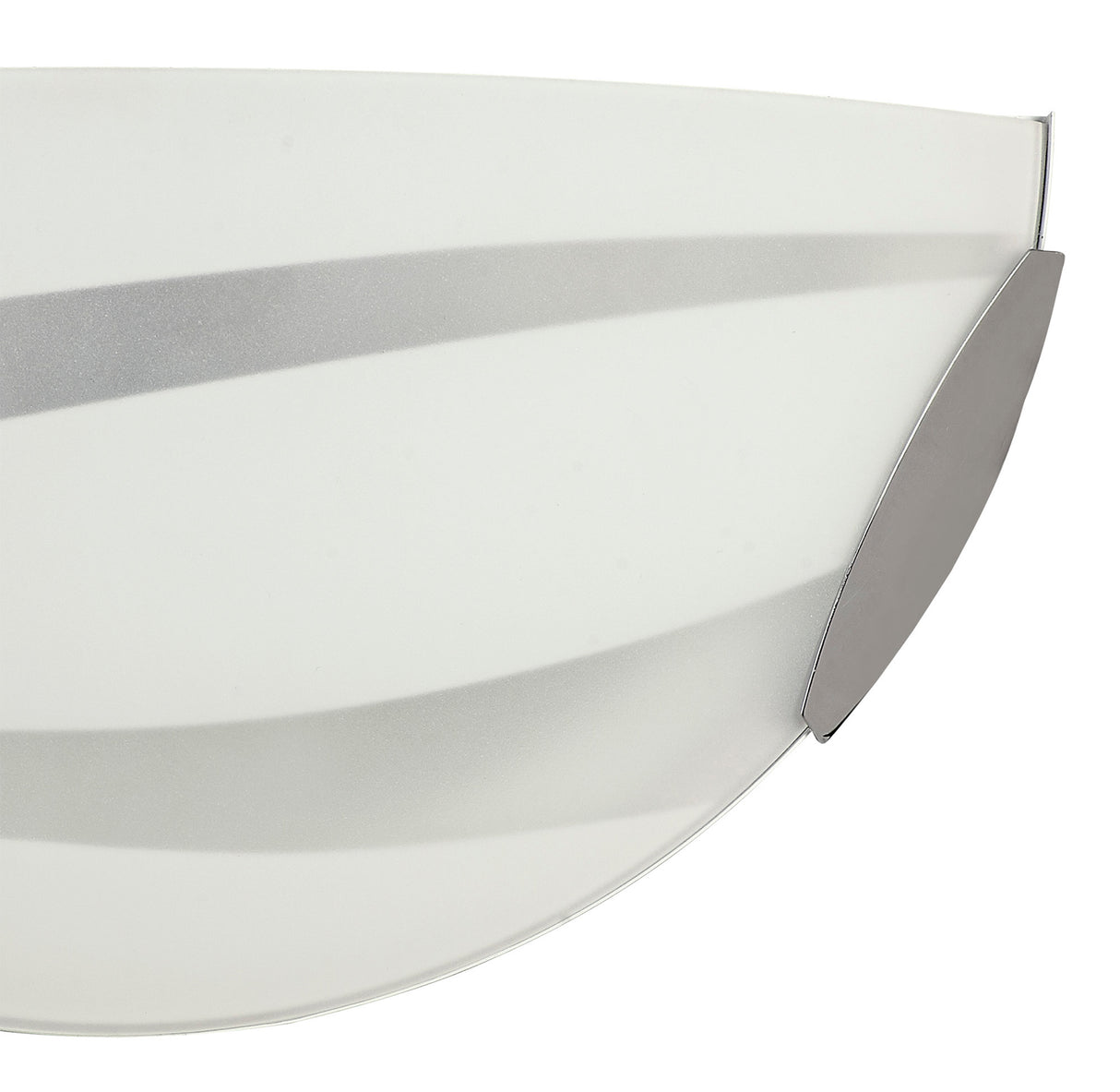 Whitworth Wall Lamp, 1 x 12W LED, 3000K, 780lm, Polished Chrome/White, 3yrs Warranty